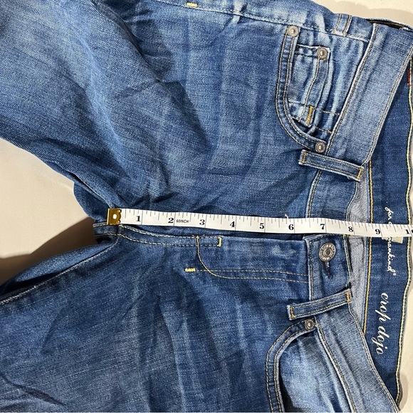 7 FOR ALL MANKIND ~ Lot of Two Pairs Dojo Crop Jeans Medium and Dark Wash - Picture 10 of 16